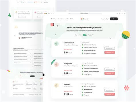 Pricing Page by Pelorous on Dribbble