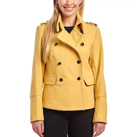 Madelyn Double Breasted Wool Pea Coat Women Jackets Mob