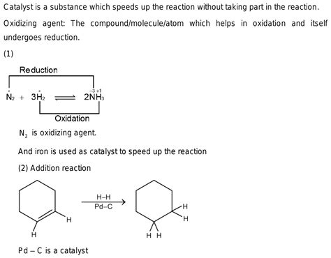 Differences Between Catalyst And Oxidising Agent In Oxidation And