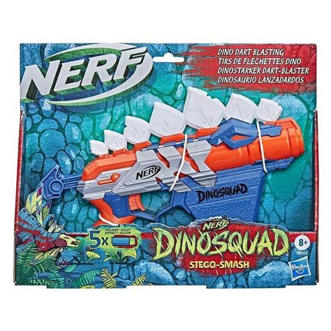 Hasbro Nerf Dinosquad Stego Smash Dart Blaster F Spar Toys