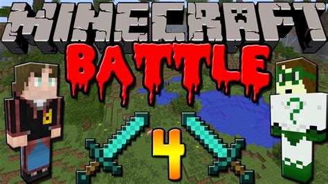 Der Erste Kampf Minecraft Battle 4 Mit Askingalexlp Youtube