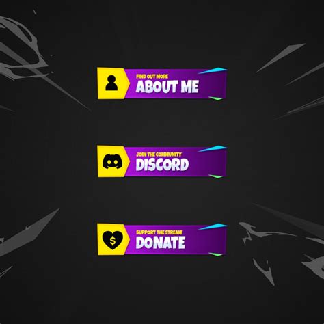 Royale Fortnite Inspired Twitch Panels