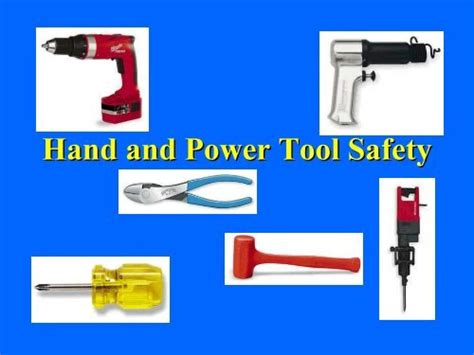 Hand And Power Tools Program