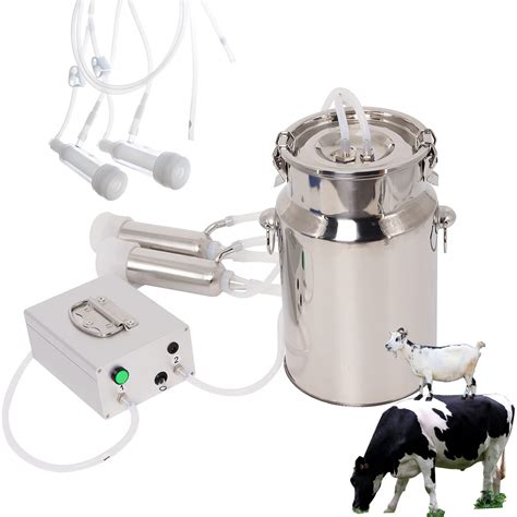 Amazon Wadoy Cow Goat Milking Machine Electric Vacuum Pulsation