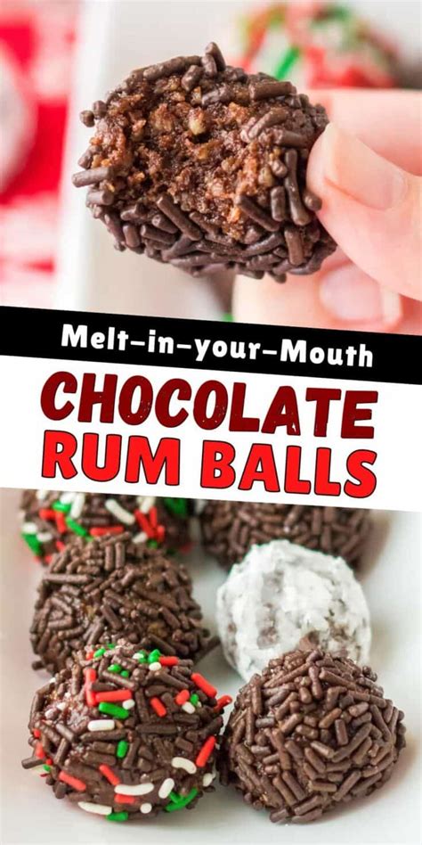 Chocolate Rum Balls Recipe