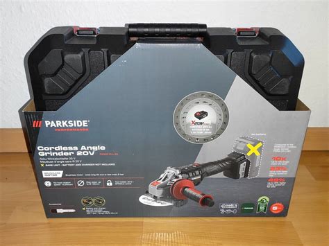 PARKSIDE PERFORMANCE Akku Winkelschleifer 20 V PWSAP 20 Li E6