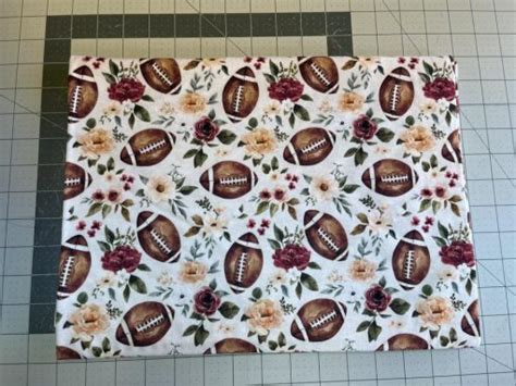 Football Floral White Hopland Fabrics