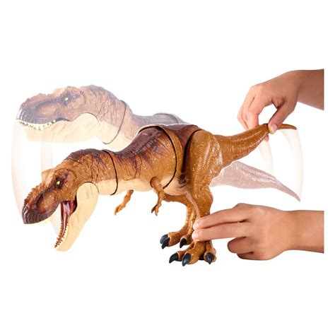 Jurassic World Thrash N Throw Tyrannosaurus Rex T Rex Figure Fallen