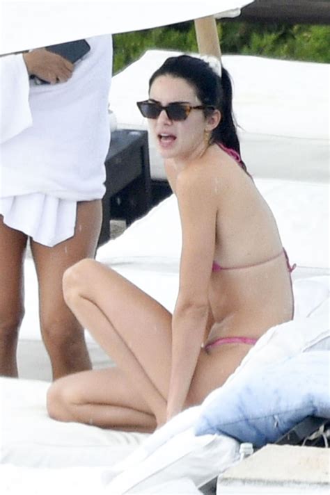 Kendall Jenner In Bikini At A Pool In Costa Smeralda