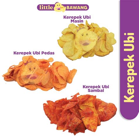 Kerepek Ubi Ubi Masin Ubi Pedas Ubi Sambal 400g 600g Tapioca Chips