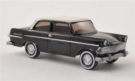 Modellino In Miniatura Opel Rekord Wiking P Nero Elfenbein