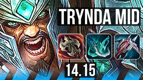 TRYNDAMERE Vs ZED MID Rank 5 Trynda 4k Comeback BR Challenger