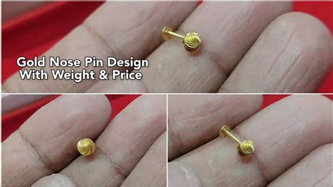 Small Simple Gold Nose Pin Atelier Yuwa Ciao Jp