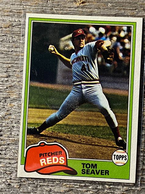 Topps Tom Seaver Cincinnati Reds Hof Baseball Card Ebay