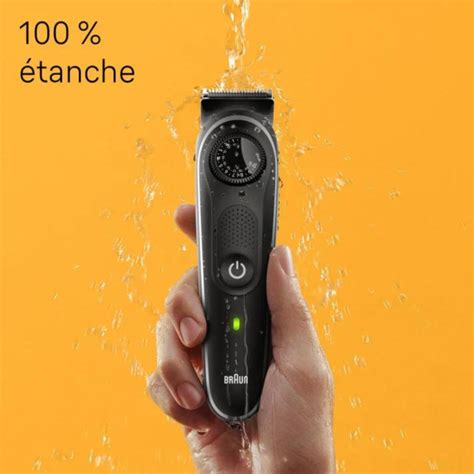 Tondeuse à Barbe 5 en 1 Rechargeable BRAUN BT5421 Noir