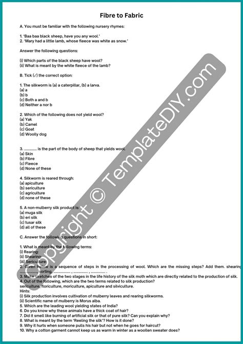 7th Grade Science Worksheet Pdf