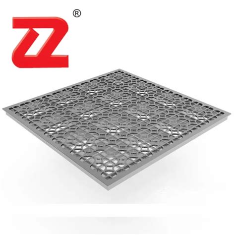 Airflow Perforated Raised Access Floor Tile For Computer Rooms