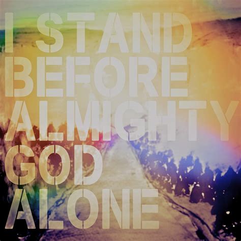 I Stand Before Almighty God Alone A People Songs Simple Collection