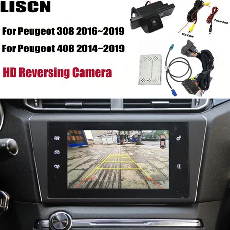 De Recul R Versible Avant Cam Ra Arri Re Pour Peugeot