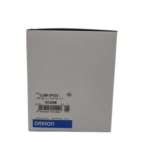 CJ2M CPU33 PLC Omron Sysmac CJ2M Series CPU In Stock