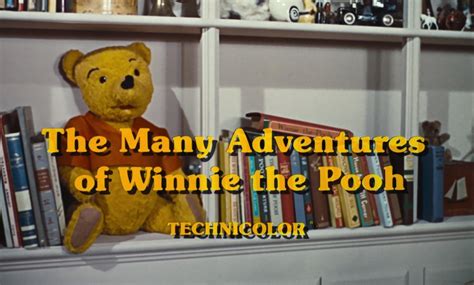 Image The Many Adventures Of Winnie The Pooh Movie Title  Disney