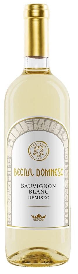 Beciul Domnesc Vin Alb Demisec Sauvignon Blanc