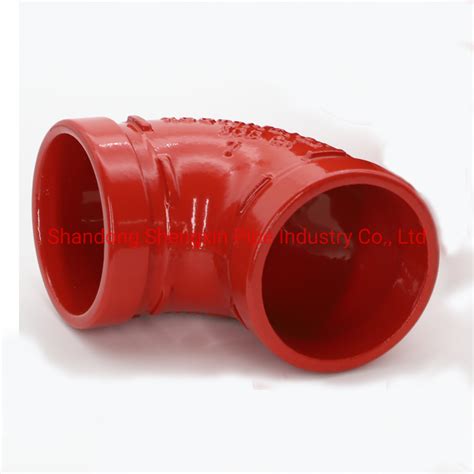 Ductile Iron Grooved Fittings Elbow Degree Fm Ul Ce China