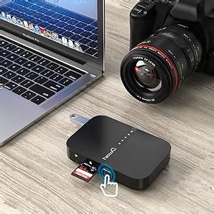 Newq Filehub Ac Travel Router Portable Hard Drive Sd Card Reader