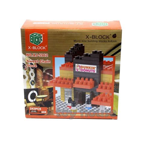 Jual Mainan Edukasi Anak X Block Dunkin Donuts Xj Lego Block