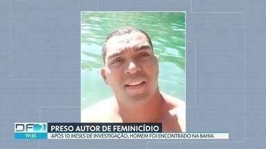 DF2 Está preso o homem acusado de matar a companheira em março do