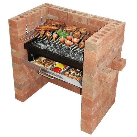 Diy Brick Bbq Grill Kit ”builtingrilldiy” Built In Grill Brick Bbq