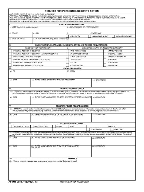 AF IMT 2583 1987 2021 Fill And Sign Printable Template Online US