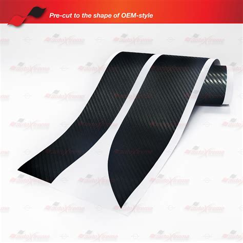 Performance Sport Side Skirt Stripes 3d Carbon Pattern Vinyl Etsy