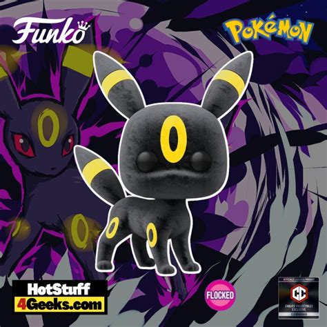 New Pok Mon Umbreon Flocked Funko Pop Exclusive