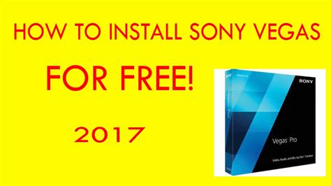 How To Install Sony Vegas Pro For Free Working Youtube