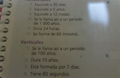 Resolver Crucigrama Por Favor Se Los Ruego Ay Denme Brainly Lat