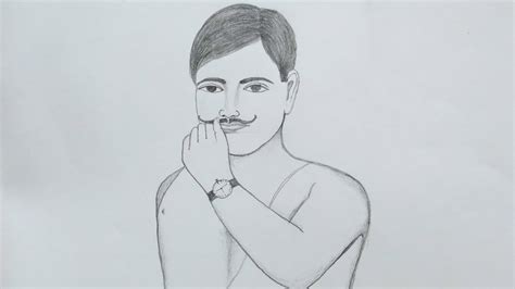 Chandra Shekhar Azad Sketch