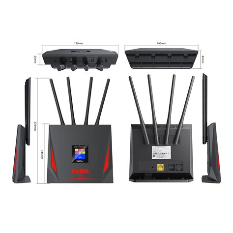 New Released Kuwfi 4g Wifi Router For Gaming 300mbps 2 4ghz Modem Wifi Router With Sim Card Slot