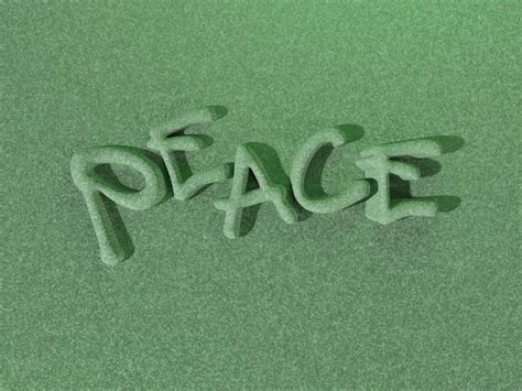 The word peace spelled out of plastic letters photo – Peace Image on