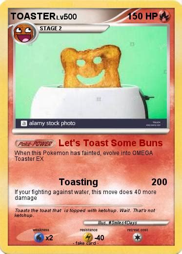 Pokémon Toaster 83 83 Lets Toast Some Buns My Pokemon Card