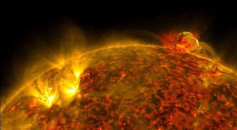 Watch Active October Sun Emits A Powerful X Class Solar Flare