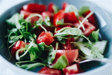 A fresh salad at a plant-based restaurant near Marietta, GA