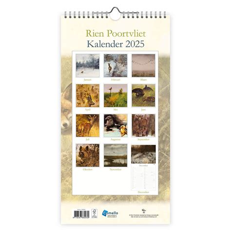 Rien Poortvliet Note Calendar 2025 Fox Buy Simply Online