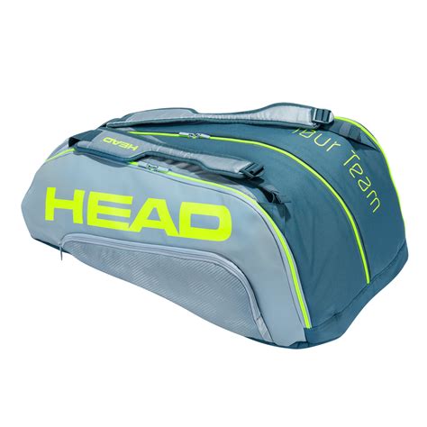 Head Tour Team Extreme 12r Monstercombi Racket Bag Grey Neon Yellow