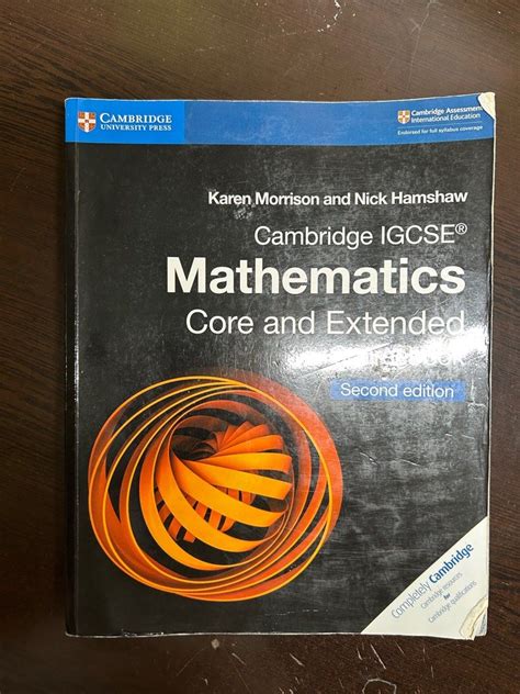 Cambridge Igcse Mathematics Core And Extended Coursebook Second Edition