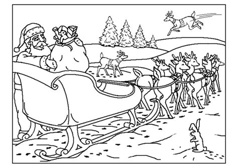 Sledding Coloring Pages