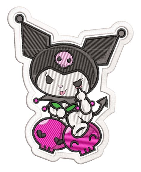 Embroidery Pattern Kuromi Skulls Age Store Anime Designs