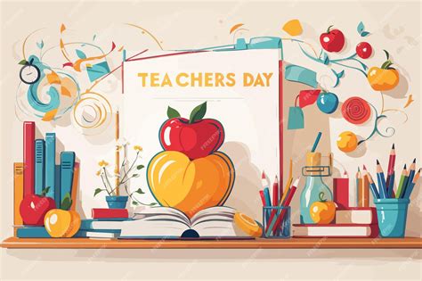 Premium Vector Teachers Day Illustration