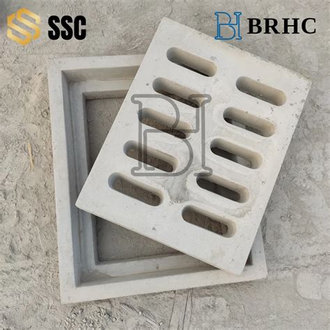 Gray Steel Fiber Reinforced Concrete 750X750 MM Heavy Duty HD RCC