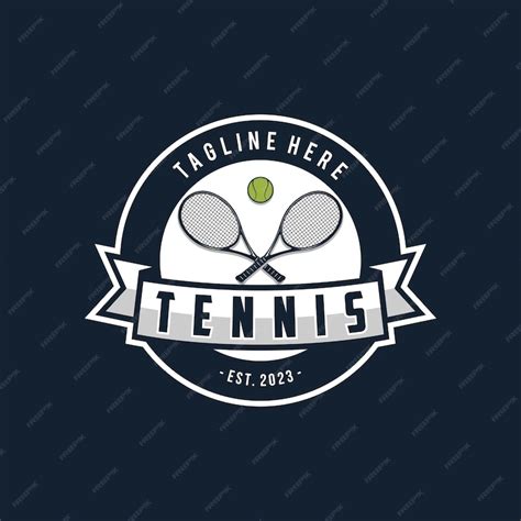 Premium Vector Tennis Logo Icon Design Sports Badge Template Vector